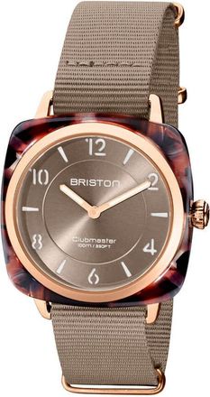 Briston Clubmaster Beige Dial Unisex Watch 21536.PRA.UBR.30.NT