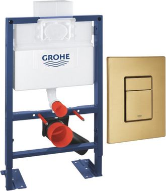 GROHE Bastidor Empotrado De Altura Reducida Grohe Rapid Sl + Placa De Accionamiento Grohe Skate Cosmopolitan Cool Sunrise