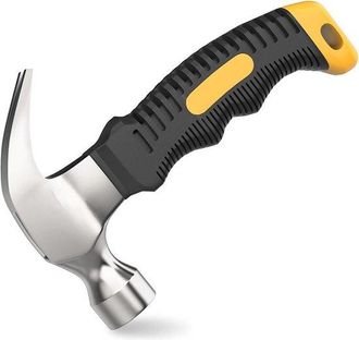 OEM Martillo De Garra - Martillo - Mini Para Ni&ntilde;os - Mango Ergon&oacute;mico - Negro - Bricolaje En El Hogar