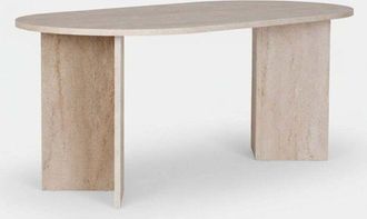 M&S Collection Tavolo da pranzo ovale in melaminico 180 cm Sablin - Beige