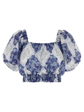 Twin-Set Twinset Ramie Womens Blouse