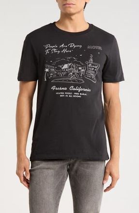 Goodie Two Sleeves Hotel Burial T-Shirt in Black at Nordstrom Rack, Size Xx-Large