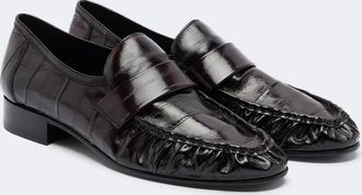 The Row Soft eel leather loafers