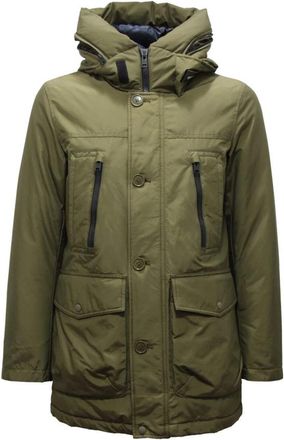 Woolrich Arctic Parka Jas Groen - Heren - Winterjassen - Groen - S - Katoen - Jassen