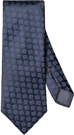 Eton Navy Medallion Silk Tie at Nordstrom