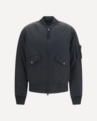 Yohji Yamamoto Nylon Bomber Jacket Male XL