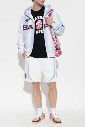 A Bathing Ape T-shirt With Logo, Mens, Black