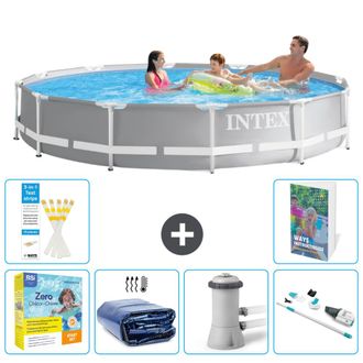 Intex Piscina Prism Frame Redonda - 366x76 Cm - 7-piezas S39