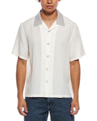 Rag & Bone Avery Linen-Blend Slub Shirt