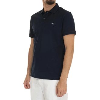 Harmont & Blaine Short-Sleeve Polo - male - Harmont & Blaine - Polo Shirts - Blue - XL - Tops