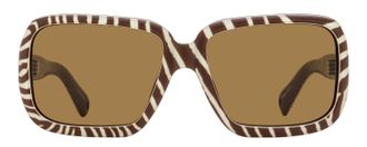 Jacquemus JAC86S Oversized Acetate Sunglasses - Brown