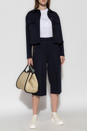 Max Mara Bermuda Shorts Valdez, Womens, Navy Blue