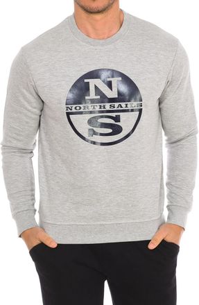 North Sails Heren sweatshirt met lange mouwen en ronde hals 9024130
