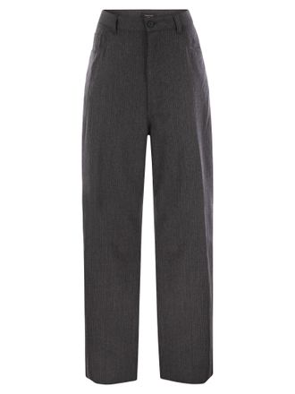 Fabiana Filippi 5 Pocket Virgin Wool Pinstripe broek