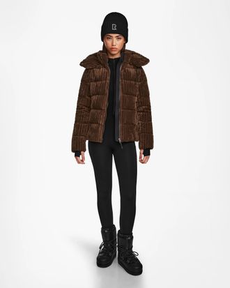 Rudsak MIRRY FF WOMENS VELVET CORDUROY DOWN PUFFER