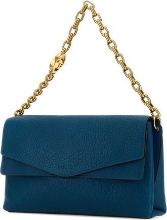 Gucci Womens With Shoulder Bag Blue Lamb