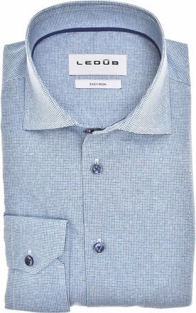 Led&ucirc;b Ledub overhemd blauw geprint