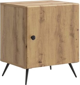 vidaXL Armario De Noche Roble Artisan 43 X 34,5 X 50 Cm Vidaxl