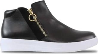 Munro Womens Viera Mid Sneaker In Black Combo