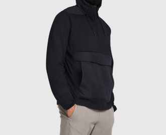 Under Armour Insulated Anorak Jacket In Black/white