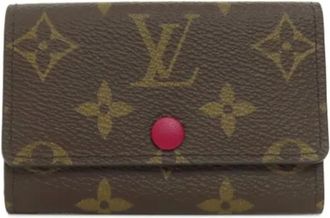 Louis Vuitton Pre-owned Accessories, female, Brown, Size: ONE SIZE Pre-owned Canvas key-holders