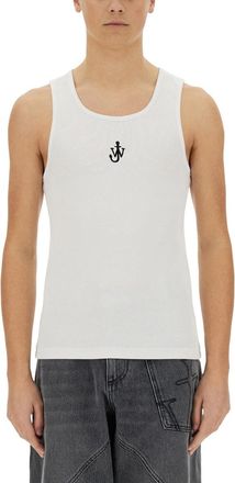 J.W.Anderson Tank Top With Logo-Uomo