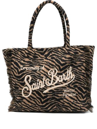 MC2 Saint Barth Vanity tote bag - women - Polyester/Polyester - One Size - Brown