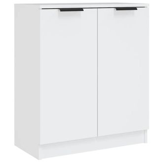 Berkfield Home Sideboards 2 pcs White 60x30x70 cm Engineered Wood | Size: 60 x 30 x 70 cm
