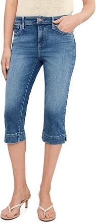 NYDJ Petite Marilyn Crop Jeans Womens Clothing Breezy Palms : 10P 19, Cotton/Denim/Elastane