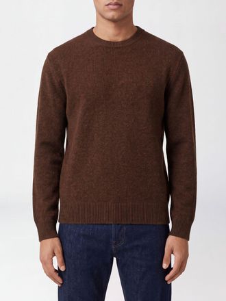Baracuta Long-Sleeved Crewneck Cotton Jumper with a Tone-on-Tone Logo
