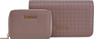 Bebe Otto Crossbody Bag with Matching Wallet in Mauve at Nordstrom Rack