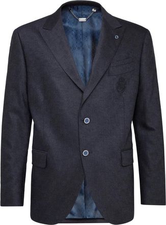 Billionaire Boys Club Jassen, Heren, Blauw, L, Wol, Blazer Crest