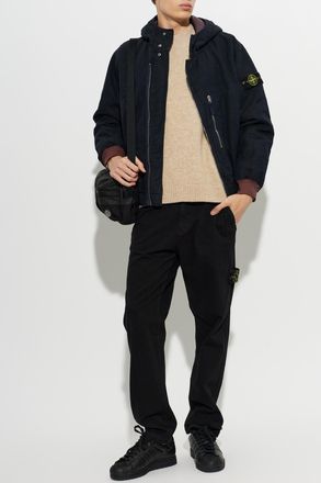 Stone Island Insulated Hooded Jacket, Mens, Black