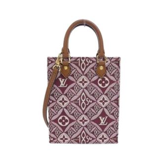 Louis Vuitton Pre-owned Mini Bags, female, Multicolor, Size: ONE SIZE Pre-owned Since1854 Petit Sac Plat Jacquard Shoulder Bag
