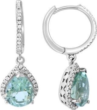 Effy Green Zircon & Diamond Drop Earrings - 0.44ct. at Nordstrom Rack