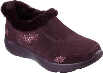 Skechers Womens Slipper, Burgundy, 5