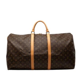 Louis Vuitton Pre-owned Weekend Bags, female, Brown, Size: ONE SIZE Pre-owned Keepall 60