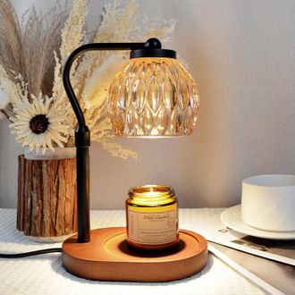 OEM L&aacute;mpara De Vidrio Para Derretir Cera Para Aromaterapia Sin Llama, L&aacute;mpara De Vela Para Derretir Cera, L&aacute;mpara De Vela Para Derretir Cera, L&aacute;mpara De M