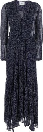 Isabel Marant Kleedjes, Dames, Blauw, S, Briane Midi Jurk