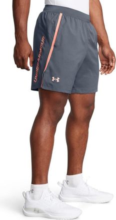 Under Armour Mens Launch Texture Shorts in Grey