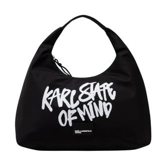 Karl Lagerfeld Mujer, Bolsos, Negro, Talla: ONE Size