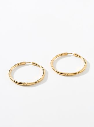 Pilgrim Womens Haze large Hoop Earrings