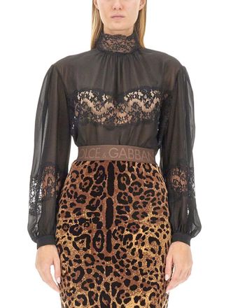 Dolce & Gabbana Turtleneck Blouse