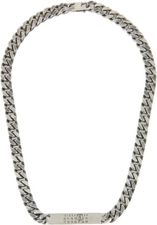 Maison Margiela Chain Necklace - Heren - Kettingen - Grijs - ONE Size - Accessoires