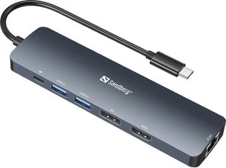 Sandberg Base De Conexi&oacute;n Sandberg Usb-c Para Pantalla 8k, 136-43
