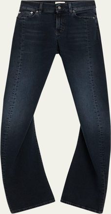 Haikure Gery Low-Rise Slim Flare Jeans