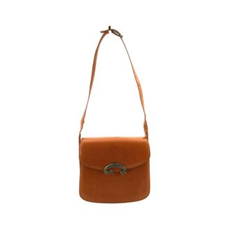 Gucci Gucci Vintage leren schoudertas met G-sluiting