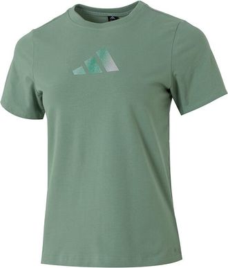 adidas (WMNS) adidas Outdoor Sports Commuter T-Shirt Asia Sizing Tent Green JM8804