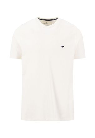 Fynch-Hatton T-Shirt FYNCH-HATTON, Herren, Gr. 4XL, new sanftes wei&szlig;, Web, Obermaterial: 100% Baumwolle, unifarben, regular fit normal, Rundhals, gerader Abschluss