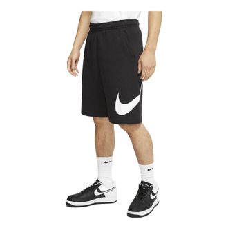 Nike Sportswear Club Graphic Shorts Black White BV2721-010